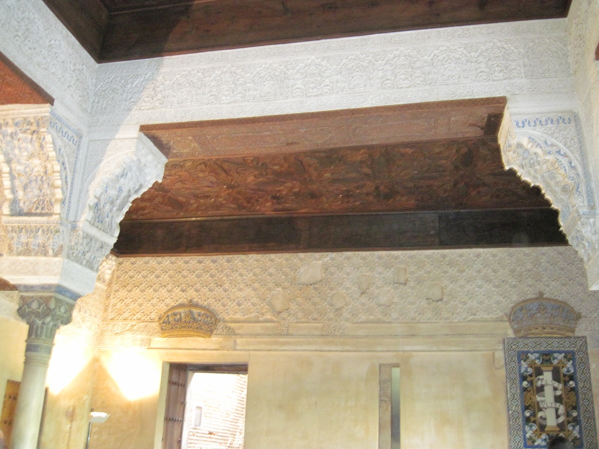 27-Alhambra- un particolare del soffitto